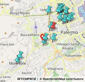 Mappa Via Bragaglia Marinella, 90129 Palermo PA, Italia (2.5805)