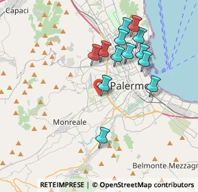 Mappa Via Bragaglia Marinella, 90129 Palermo PA, Italia (3.9)