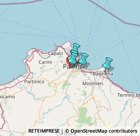 Mappa Via Bragaglia Marinella, 90129 Palermo PA, Italia (46.39833)