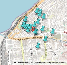 Mappa Via Spagnolio Giannangelo, 89127 Reggio di Calabria RC, Italia (0.3625)