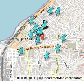 Mappa Via Spagnolio Giannangelo, 89127 Reggio di Calabria RC, Italia (0.3625)