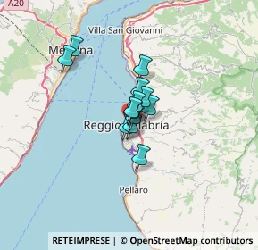 Mappa Via Spagnolio Giannangelo, 89127 Reggio di Calabria RC, Italia (3.74769)