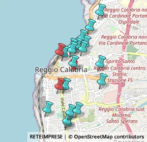 Mappa Via Spagnolio Giannangelo, 89127 Reggio di Calabria RC, Italia (0.921)