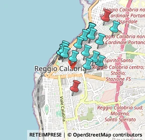 Mappa Via Spagnolio Giannangelo, 89127 Reggio di Calabria RC, Italia (0.7225)