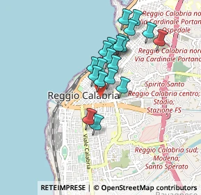 Mappa Via Spagnolio Giannangelo, 89127 Reggio di Calabria RC, Italia (0.824)