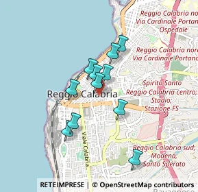 Mappa Via Spagnolio Giannangelo, 89127 Reggio di Calabria RC, Italia (0.73818)