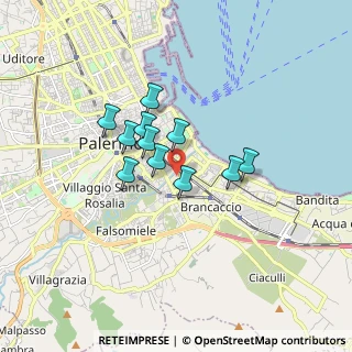 Mappa Via Emanuele Paterno', 90124 Palermo PA, Italia (1.33273)