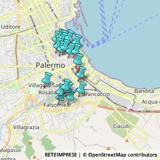 Mappa Via Emanuele Paterno', 90124 Palermo PA, Italia (1.7235)