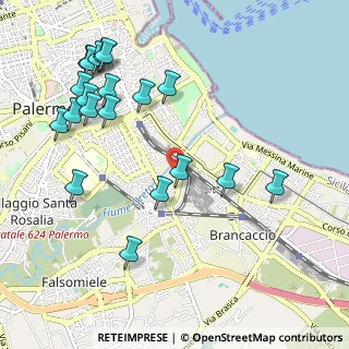 Mappa Via Emanuele Paterno', 90124 Palermo PA, Italia (1.3515)