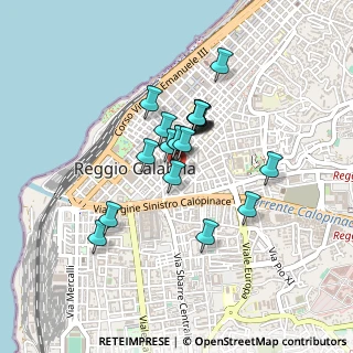 Mappa Via XXI Agosto, 89128 Reggio di Calabria RC, Italia (0.3565)