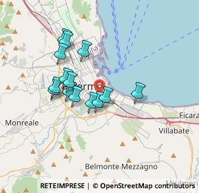 Mappa Via Luigi Manfredi, 90127 Palermo PA, Italia (3.28071)