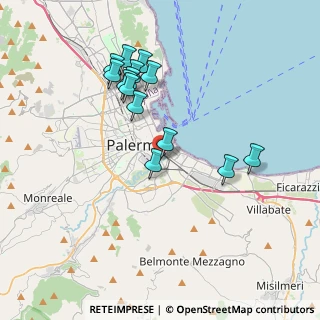Mappa Via Luigi Manfredi, 90127 Palermo PA, Italia (3.99857)