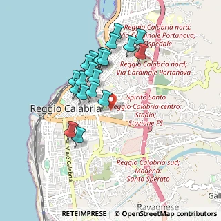 Mappa Via S. Anna II Tronco, 89128 Reggio di Calabria RC, Italia (0.9325)