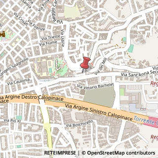 Mappa Diramazione Prima Via Sant'Anna Secondo Tronco,  20, 89100 Reggio di Calabria, Reggio di Calabria (Calabria)