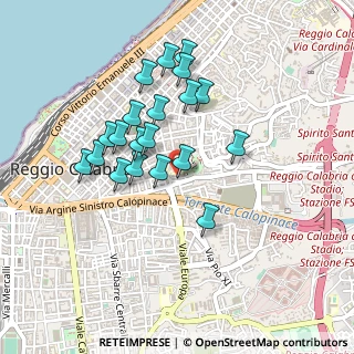 Mappa Secondo Tronco Via Sant'Anna, 89128 Reggio di Calabria RC, Italia (0.444)