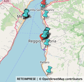 Mappa Via S. Francesco Da Paola, 89127 Reggio di Calabria RC, Italia (6.7455)