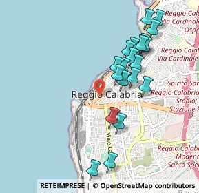 Mappa Via S. Francesco Da Paola, 89127 Reggio di Calabria RC, Italia (1.071)