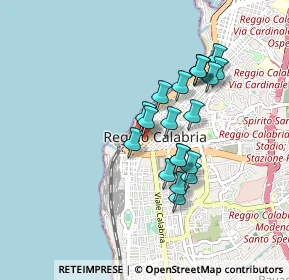 Mappa Via S. Francesco Da Paola, 89127 Reggio di Calabria RC, Italia (0.8105)