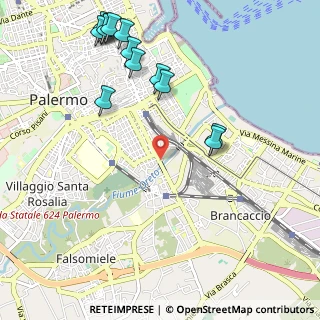 Mappa Via Maestri del Lavoro, 90124 Palermo PA, Italia (1.44)