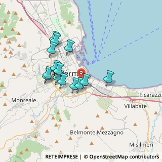 Mappa Via Maestri del Lavoro, 90124 Palermo PA, Italia (3.33)
