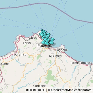 Mappa Via Maestri del Lavoro, 90124 Palermo PA, Italia (18.09545)