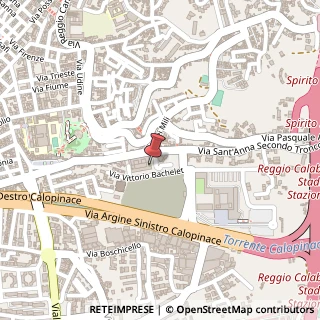 Mappa Via del Gelsomino, 37, 89128 Reggio di Calabria, Reggio di Calabria (Calabria)