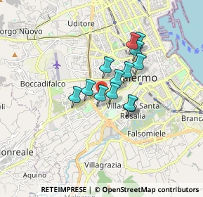 Mappa 90129 Palermo PA, Italia (1.27231)