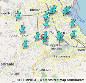 Mappa 90129 Palermo PA, Italia (2.10438)