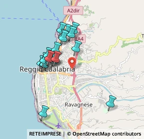 Mappa Via San Martino, 89129 Reggio di Calabria RC, Italia (1.776)