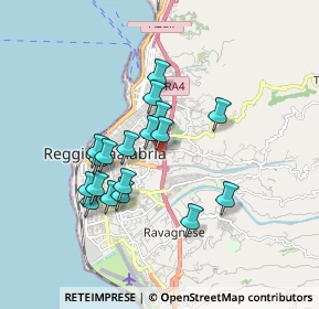 Mappa Via San Martino, 89129 Reggio di Calabria RC, Italia (1.67611)