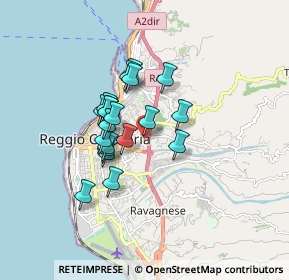 Mappa Via San Martino, 89129 Reggio di Calabria RC, Italia (1.383)