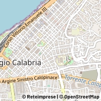 지도 Reggio di Calabria