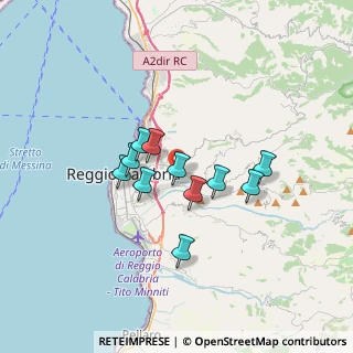 Mappa Via S. Cristoforo, 89128 Reggio di Calabria RC, Italia (2.84182)