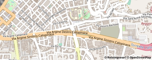 Mappa Reggio Calabria