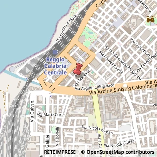 Mappa Via Caprera, 19, 89127 Reggio di Calabria, Reggio di Calabria (Calabria)
