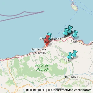 Mappa Via Indipendenza, 98070 Capri Leone ME, Italia (15.98)