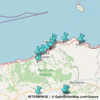 Mappa Via Indipendenza, 98070 Capri Leone ME, Italia (17.90071)