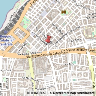 Mappa Via Paolo Pellicano, 28/A, 89128 Reggio di Calabria, Reggio di Calabria (Calabria)