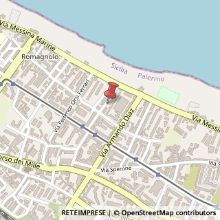 Mappa Via Giobair Ben, 18, 90123 Palermo, Palermo (Sicilia)