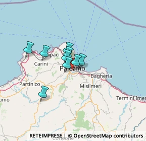Mappa Via Volontari Italiani del Sangue, 90128 Palermo PA, Italia (16.76364)