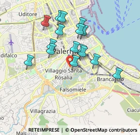 Mappa Via Volontari Italiani del Sangue, 90128 Palermo PA, Italia (1.78)