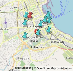 Mappa Via Volontari Italiani del Sangue, 90128 Palermo PA, Italia (1.58455)