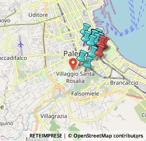 Mappa Via Carlo Citarrella, 90128 Palermo PA, Italia (1.6655)