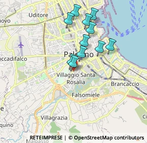 Mappa Via Carlo Citarrella, 90128 Palermo PA, Italia (1.76727)