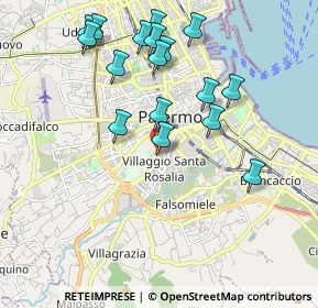 Mappa Via Carlo Citarrella, 90128 Palermo PA, Italia (2.25353)