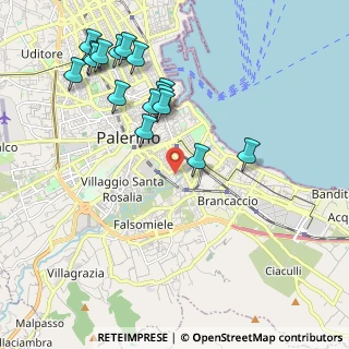 Mappa Via Guadagna, 90124 Palermo PA, Italia (2.47118)