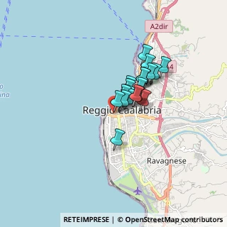 Mappa Via Argine Destro Calopinace, 89126 Reggio di Calabria RC, Italia (1.196)