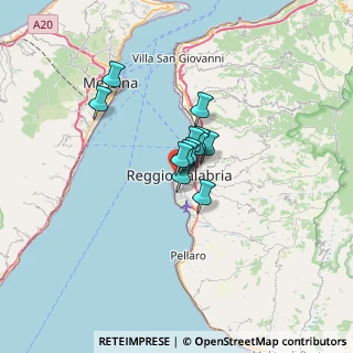 Mappa Via Argine Destro Calopinace, 89126 Reggio di Calabria RC, Italia (3.79167)