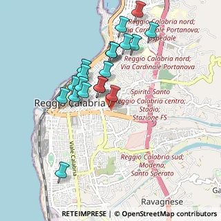Mappa Via delle Ginestre, 89128 Reggio di Calabria RC, Italia (1.0165)