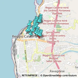 Mappa Via delle Ginestre, 89128 Reggio di Calabria RC, Italia (0.6365)